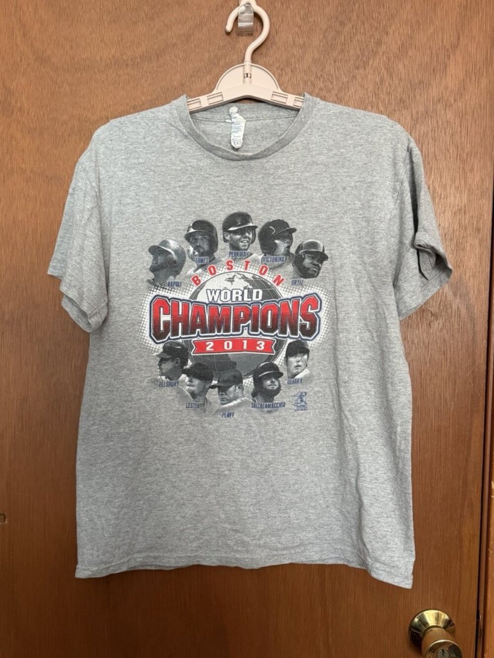 Gray Delta Pro Weight Boston‎ Red Sox 2013 World Series  T-shirt Size M